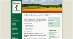 Desktop Screenshot of franconiatownship.org
